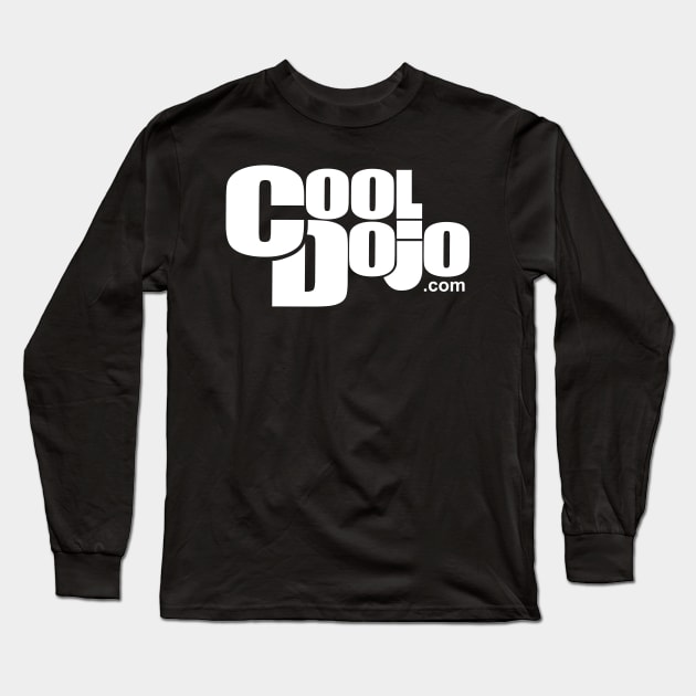 Cool Dojo Logo (white) Long Sleeve T-Shirt by CoolDojoBro